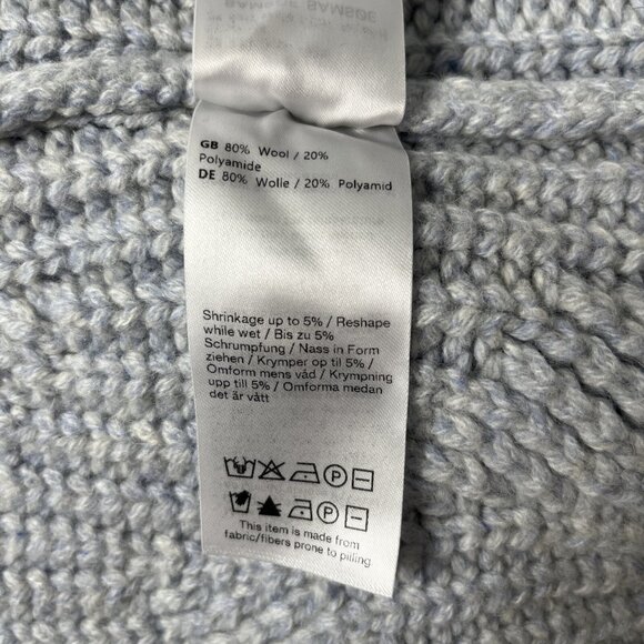 SAMSOE SAMSOE Women Kei turtleneck 11250 Color Gray Dawn Size Medium - Picture 13 of 14